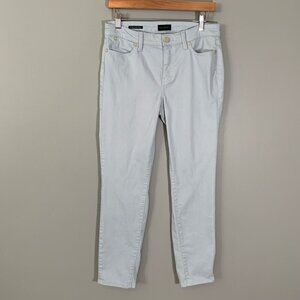 Talbots light blue slim ankle jean‎ skinny stretch cotton denim jeans pants